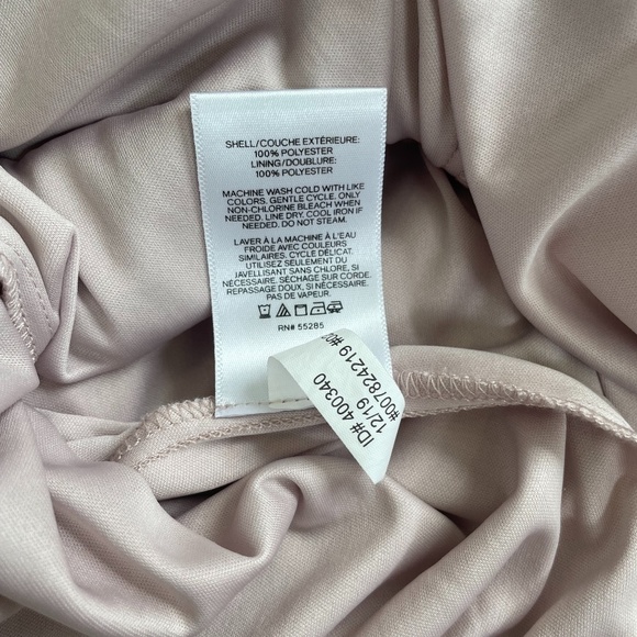 Express High Neck Asymmetrical Fit And Flare Dress - Picture 11 of 11